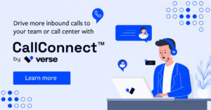 Press Release: Verse.io Announces Release of CallConnect™ to Modernize Call Centers With Conversational SMS